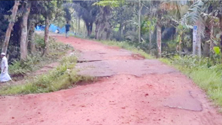 দুই দশকেও সংস্কার হয়নি রামগঞ্জ-ডাগ্গাতলী বেড়িবাঁধ সড়কি