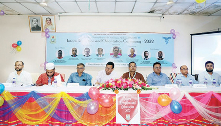 শেকৃবিতে ভেটেরিনারি ইন্টার্ন রিসিপশন ও ওরিয়েন্টেশন শেকৃবিতে ভেটেরিনারি ইন্টার্ন রিসিপশন ও ওরিয়েন্টেশন
