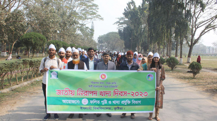 ইবিতে নিরাপদ খাদ্য দিবস পালিত ইবিতে নিরাপদ খাদ্য দিবস পালিত
