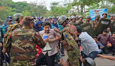 পিএসসির সামনে আন্দোলনকারীদের সেনাবাহিনীর ধাওয়া