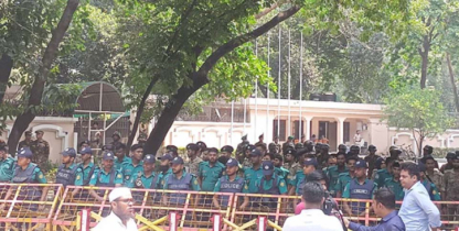 যমুনার সামনে নিরাপত্তা জোরদার