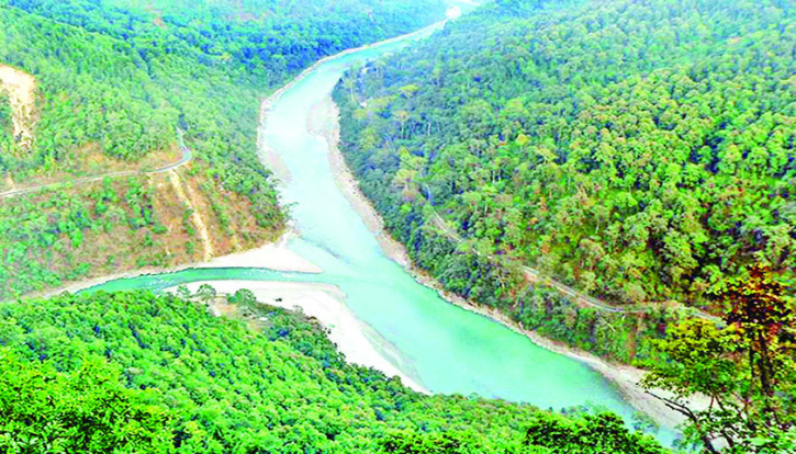 তিস্তায় জলজট