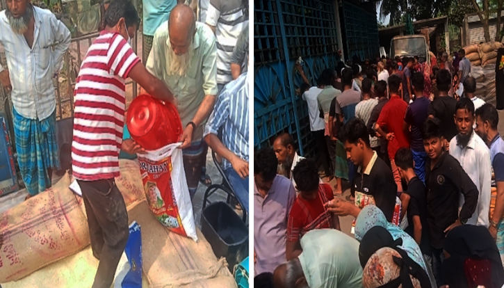 টুঙ্গিপাড়ায় দুস্থদের ভিজিএফের চাল বিতরণ প্রশাসনের টুঙ্গিপাড়ায় দুস্থদের ভিজিএফের চাল বিতরণ প্রশাসনের