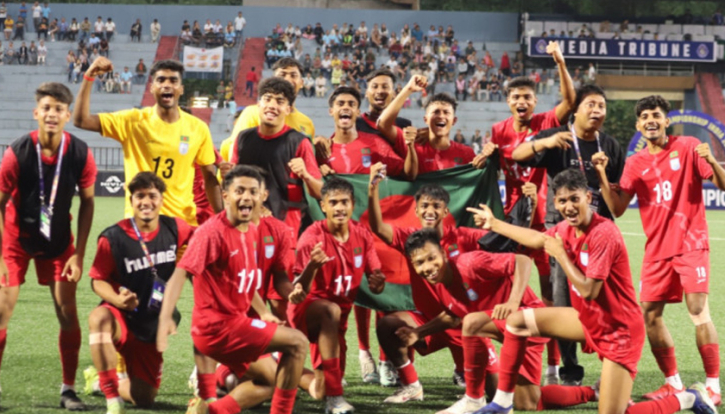 নেপালকে হারিয়ে সাফের ফাইনালে বাংলাদেশ নেপালকে হারিয়ে সাফের ফাইনালে বাংলাদেশ